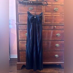 Strapless maxi dress